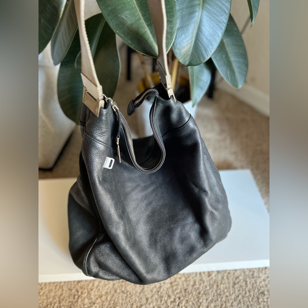 Leather boho bag